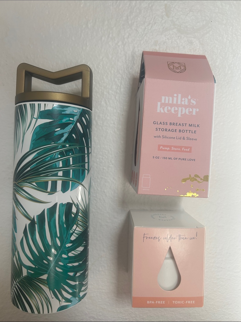 Mila’s Keeper MilKeeper Breast Milk Cooler Set + Glass Bottle & Cold Pack
